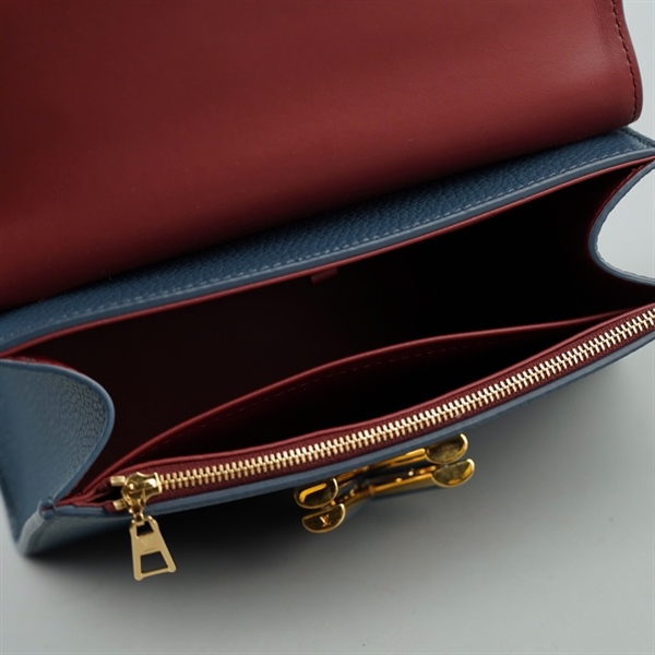 Túi LV Twist xanh đậm kèm gương sz25 (HT) +