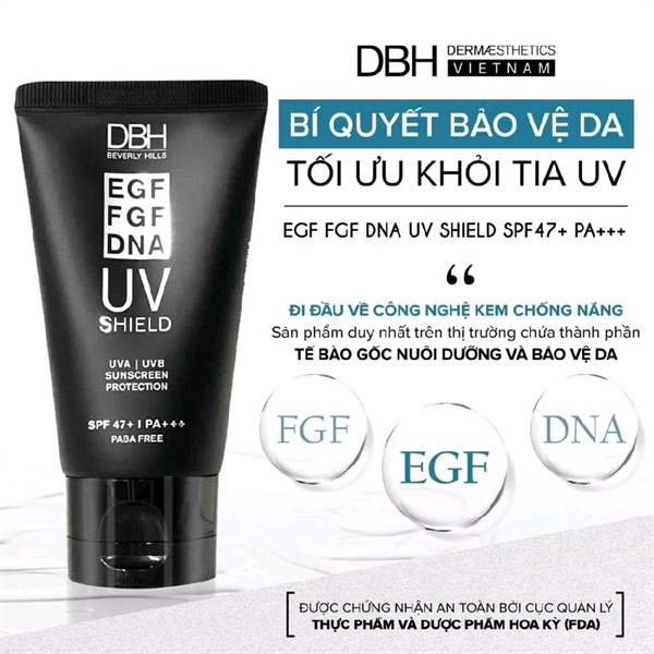 KEM CHỐNG NẮNG HỖ TRỢ ĐIỀU TRỊ NÁM TÀN NHANG DBH 60ML