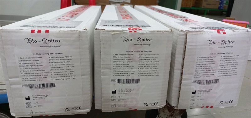 Bộ dụng cụ nhuộm tiêu bản Hãng sx: Bio-Optica/Ý 2