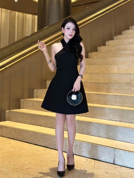 ELIZA HALTER DRESS