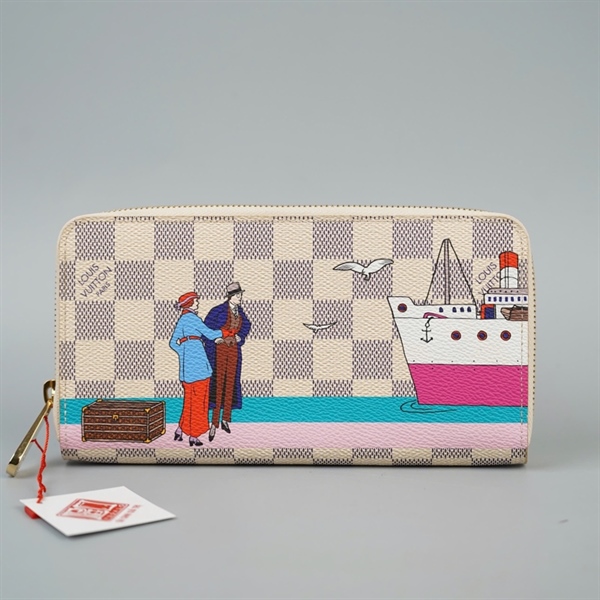 Ví LV ô vuông trắng in hình (LT) KG+