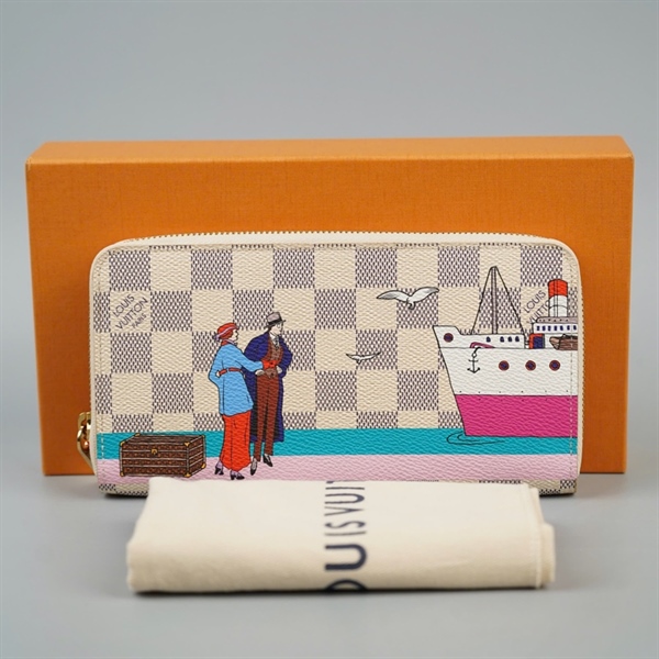 Ví LV ô vuông trắng in hình (LT) KG+