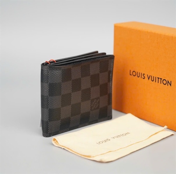 Ví LV ô vuông đen KG+