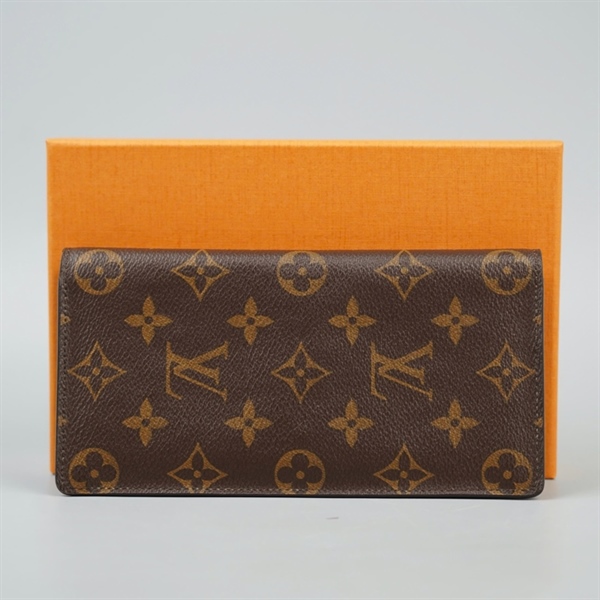 Ví LV hoa nâu gập 2 (LT) KG+