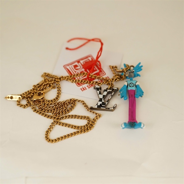 Dây chuyền LV vàng +