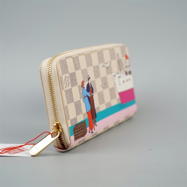 Ví LV ô vuông trắng in hình (LT) KG+