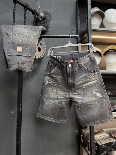 Sort Jean UHXU -2038 xám was phun sơn