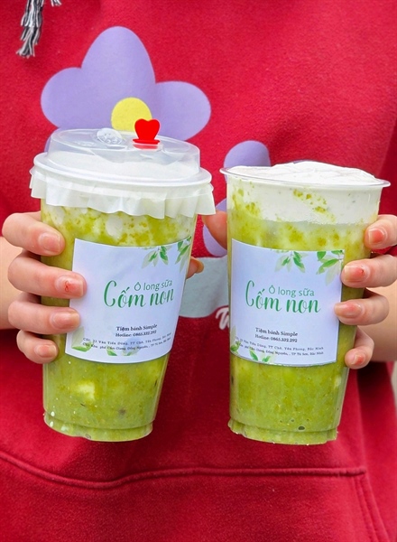 Ô long sữa Cốm non