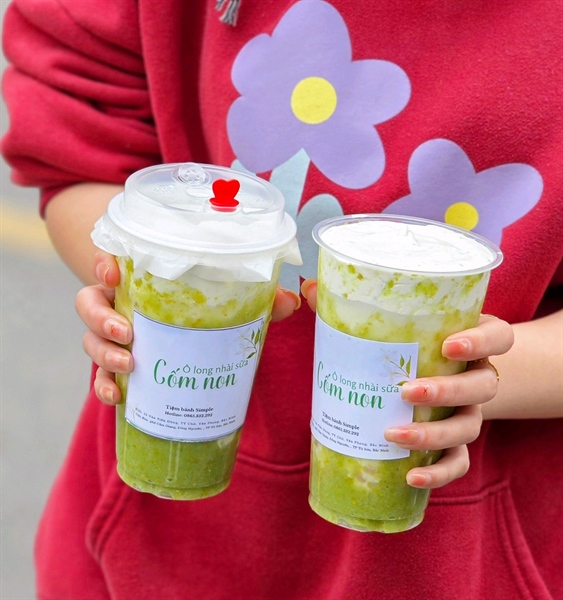 Ô long nhài sữa Cốm non