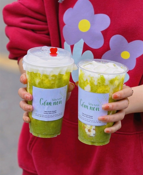 Sữa tươi Cốm non