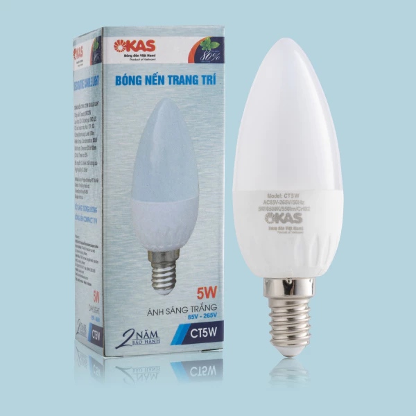 Bóng đèn LED nến trang trí 3W CT3W
