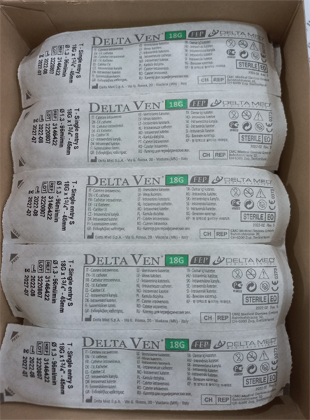 Kim luồn DeltaVen T 18G (Hộp 50 cái) - Ý 2