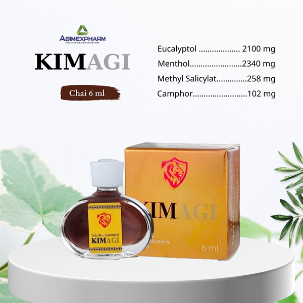 Dầu gió Kimagi 6ml - Agimexpharm 3