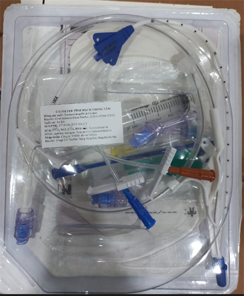 Catheter tĩnh mạch trung tâm 3 nòng (GS-3042) - Romsons/India 2