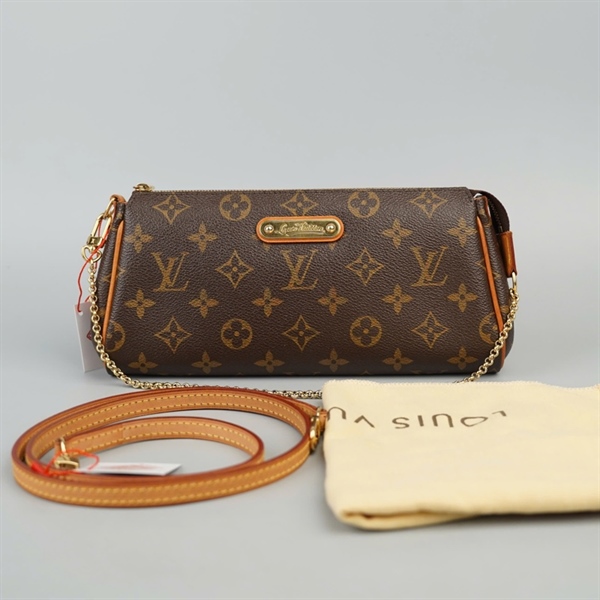 Túi LV kẹp nách hoa nâu kèm lót form (DU5018) sz25 KG+