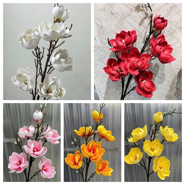 Mộc lan nhọn 6b - Hoa cành dài - Hoa Lụa Vân Vượng
