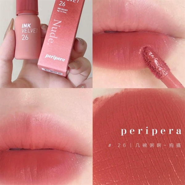 Son Peripera Ink Velvet - 26 Well - Made Nude
