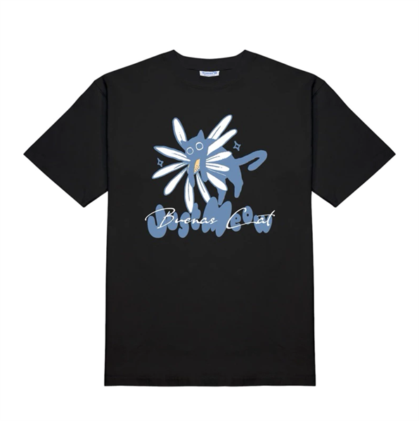 BUENAS® "JUST MEOWS FLOWER" T-SHIRT / JM02-DEN