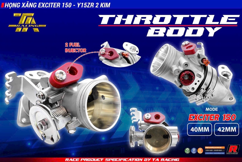 08242 Họng xăng TA - Ex150 2 kim - 40