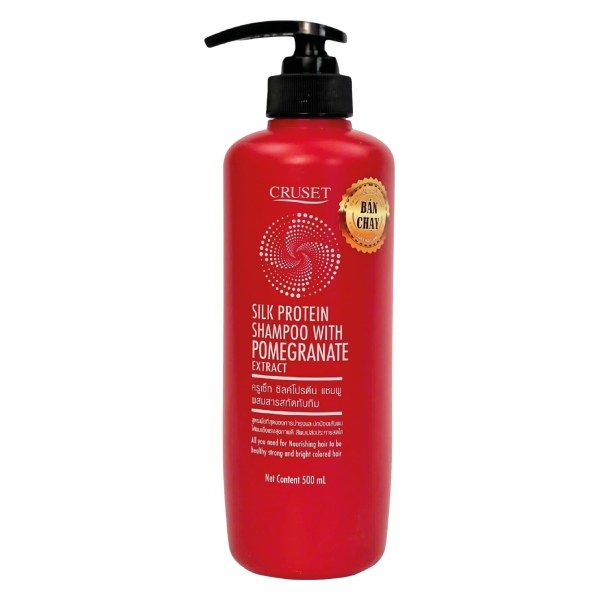 Dầu Gội Thảo Dược Thái Lan Cruset Tinh Chất Lựu Đỏ 500Ml