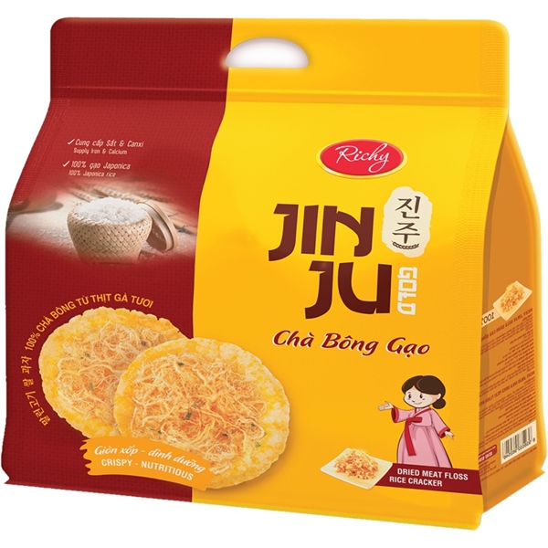 Bánh gạo Jinju chà bông 168g