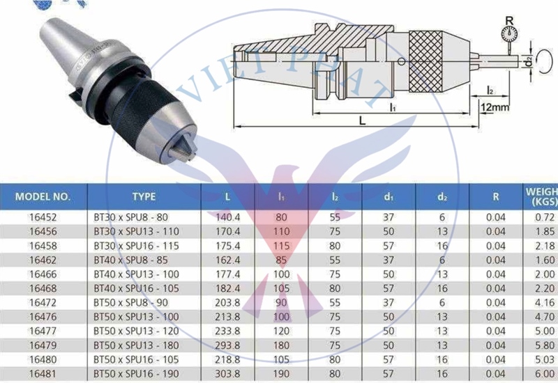 Đầu kẹp BT30 - Việt Phát