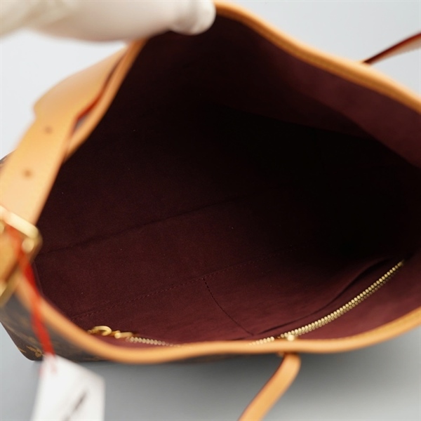 Túi LV Carryall hoa nâu kèm ví sz28 +