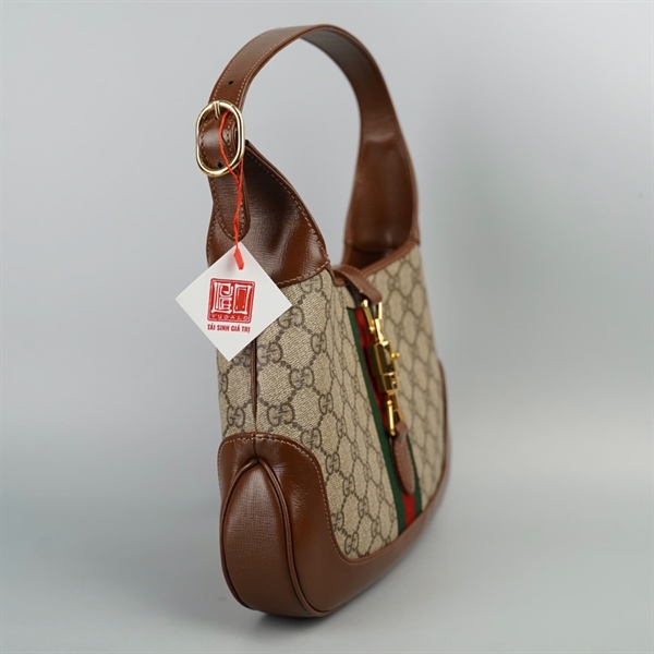 Túi GG Jackie 1961 xám sz 29 (HT) +