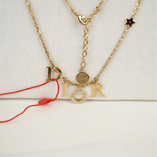 Dây chuyền Dior đính logo +