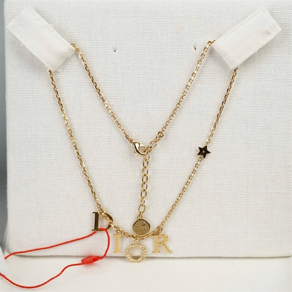 Dây chuyền Dior đính logo +