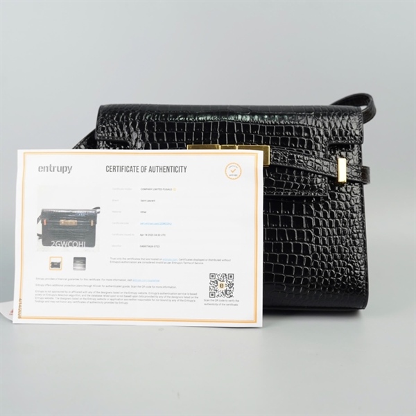 Túi YSL Manhattan đen sz24 +