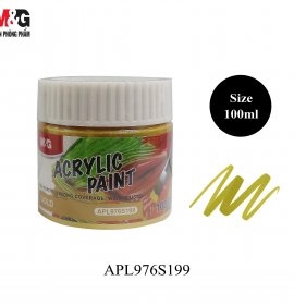 Màu nước Acrylic dạng hủ M&G APL976S199 (Bạch Kim đặc biệt)