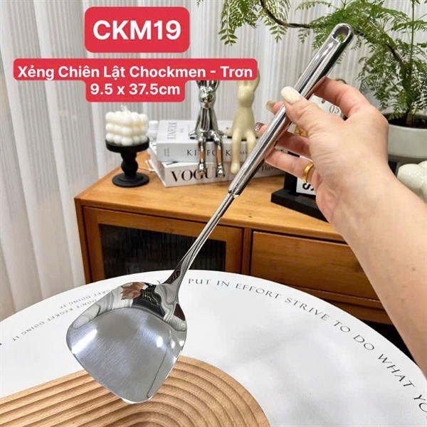 S115 - C19 Xẻng Chiên Lật Chockmen 36cm - Trơn CGC-AL19P36