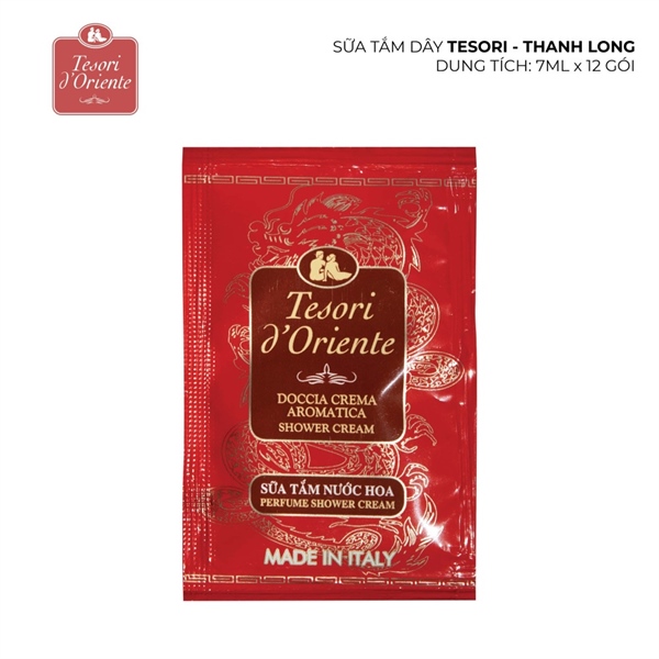 V-Set 12 gói sữa tắm nước hoa Tesori D'Oriente #hoa Thanh Long