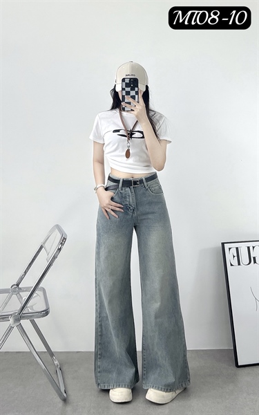 [MT002] Quần Jeans Nữ Ống Rộng 32cm