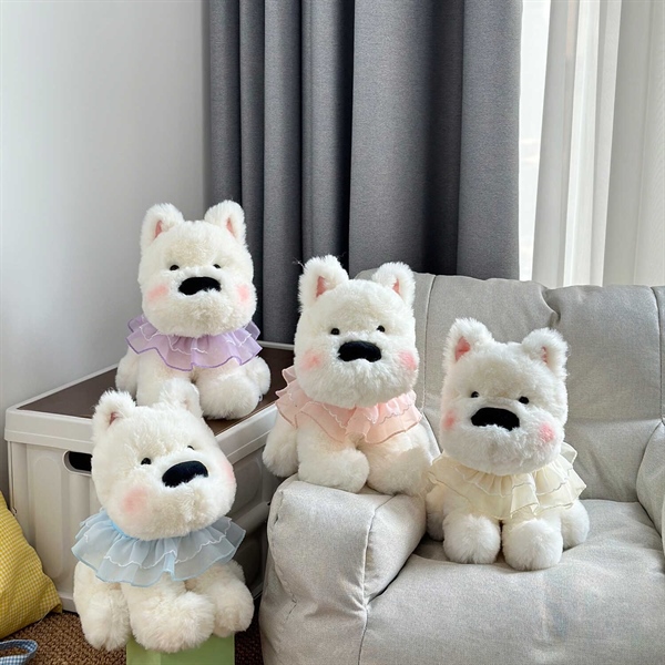 Gấu chó choàng cổ ren 22cm 56,5k/c (lố 5)