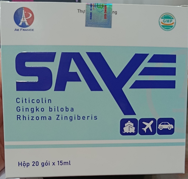 SAYE (Say xe) (Hộp 20 gói x 15ml) - AE France