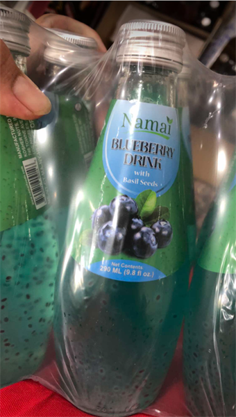 Namai nước hạt é vị việt quất 290ml