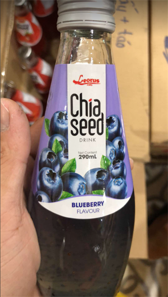 Leorus nước hạt chia vị việt quất 290ml