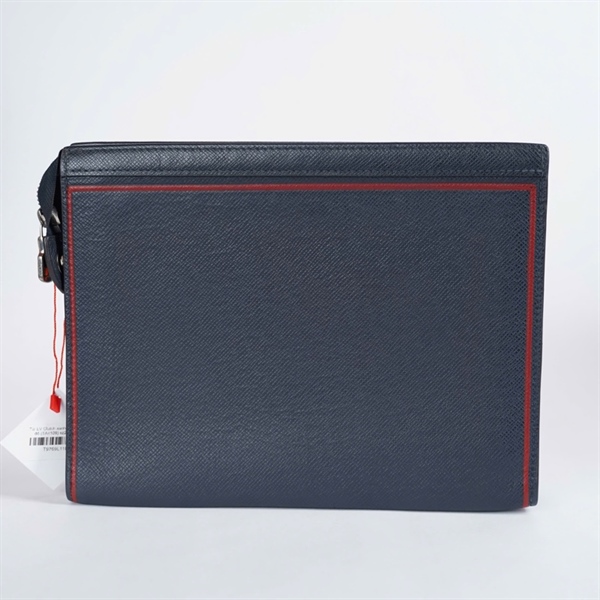 Túi LV Clutch xanh đậm logo đỏ (TA4109) sz27 KG+