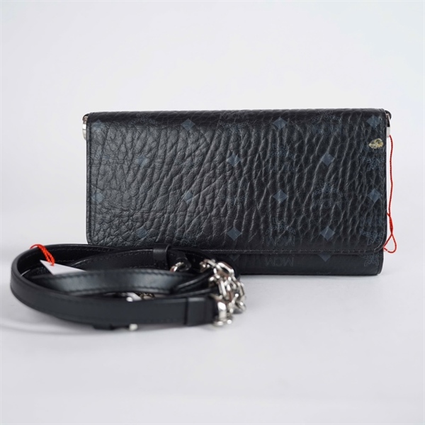 Túi MCM đen sz17 KG+