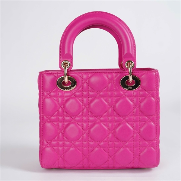 Túi Dior lady hồng (09-MA-0128) szS KG+