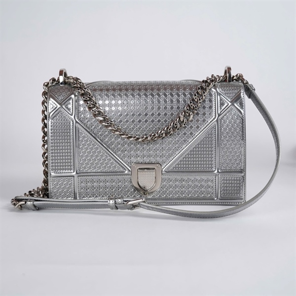 Túi Dior Woc bạc (01-BO-0137) sz25 KG+