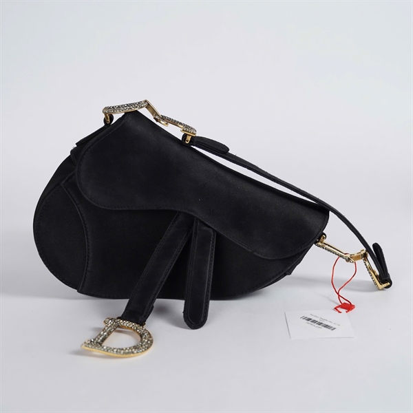 Túi Dior Saddle đen sz16 KG+