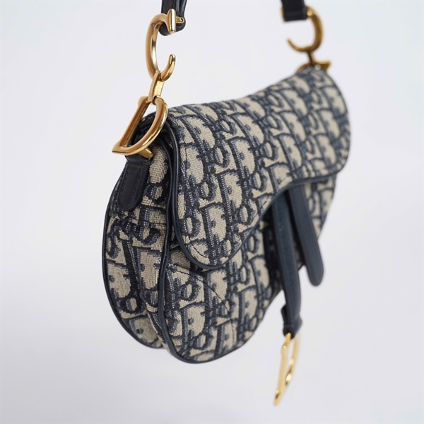 Túi Dior Saddle xám in chữ (05-RU-1108) sz16 KG+