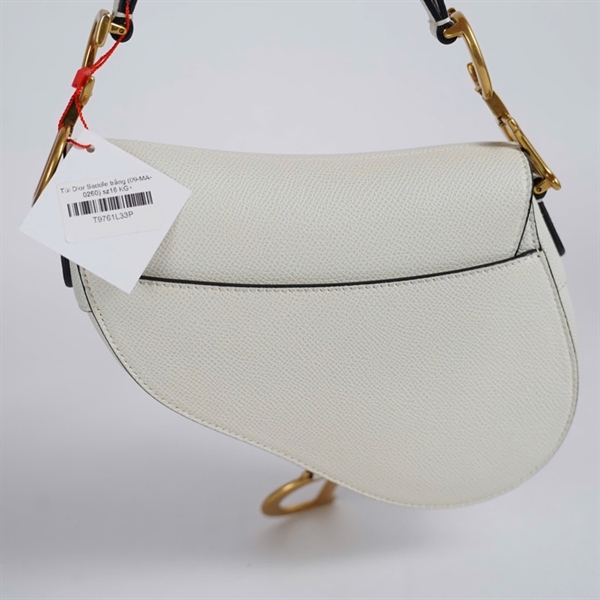 Túi Dior Saddle trắng (09-MA-0260) sz16 KG+