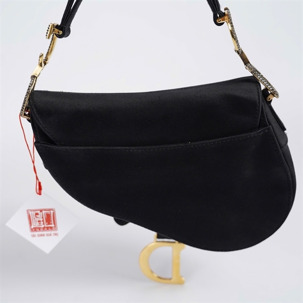 Túi Dior Saddle đen sz16 KG+