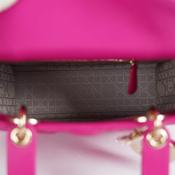 Túi Dior lady hồng (09-MA-0128) szS KG+