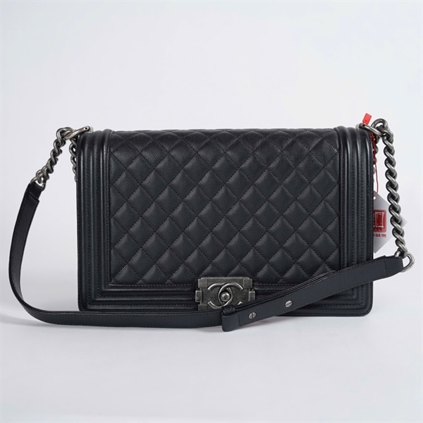 Túi Chanel Boy đen (25654191) sz28 KG+