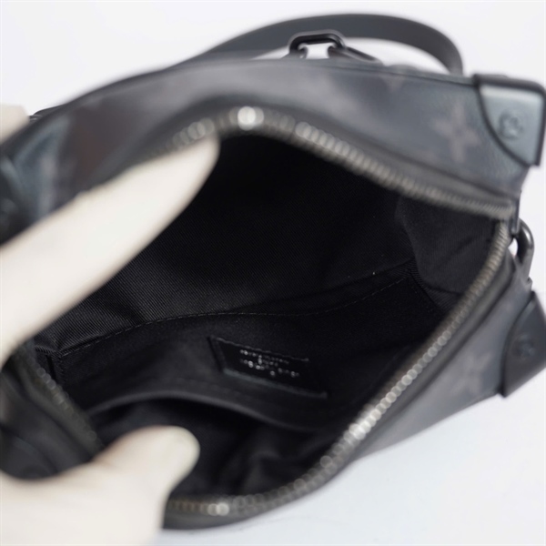 Túi LV Soft Trunk hoa đen (FL4260) sz18 KG+